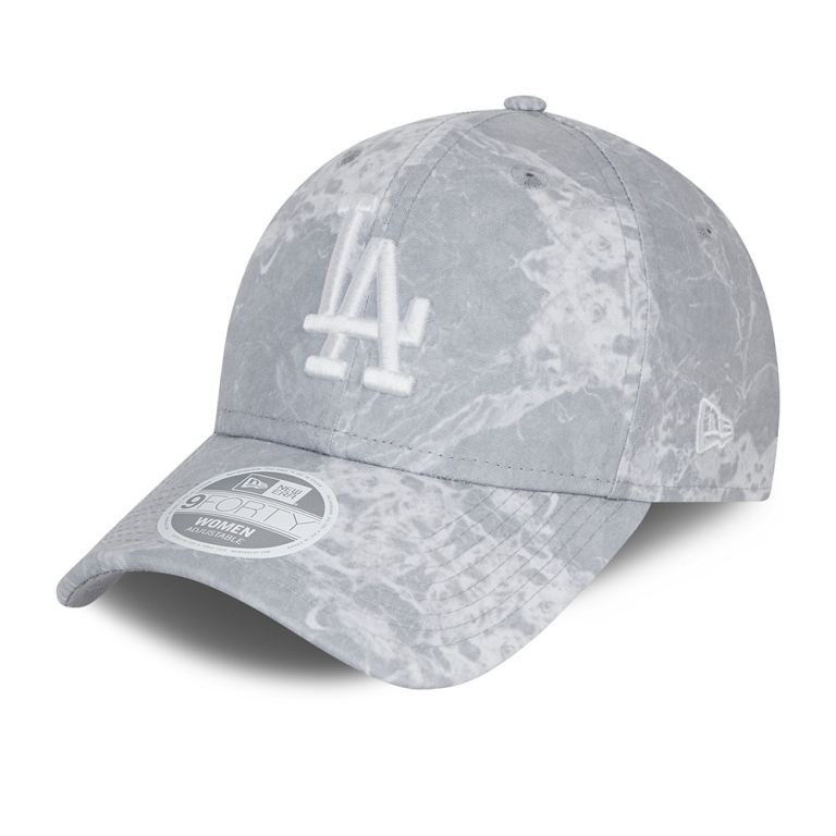 Gorras New Era 9forty Grises - LA Dodgers Womens Marble 40867JIQS